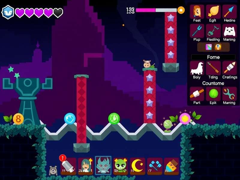 Pixel Craft Mumbi Magic Game Screenshot